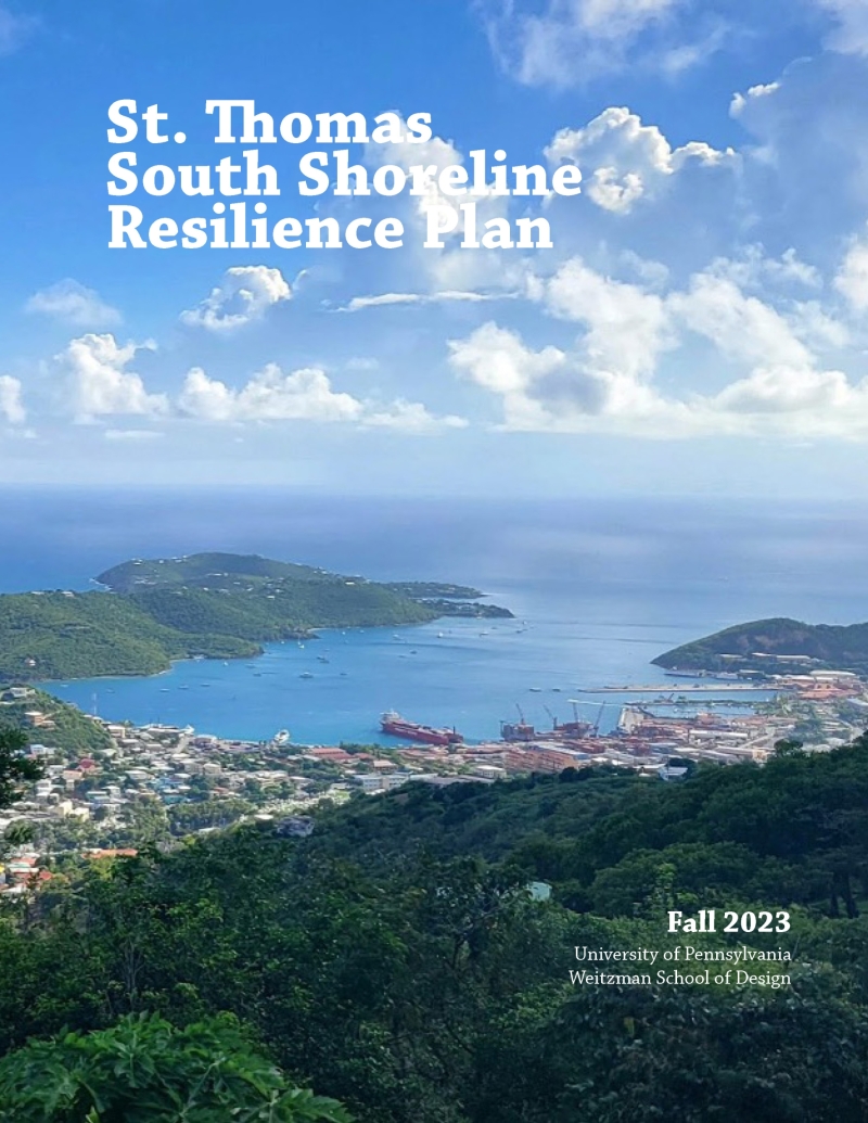 St. Thomas South Shoreline Resilience Plan report cover