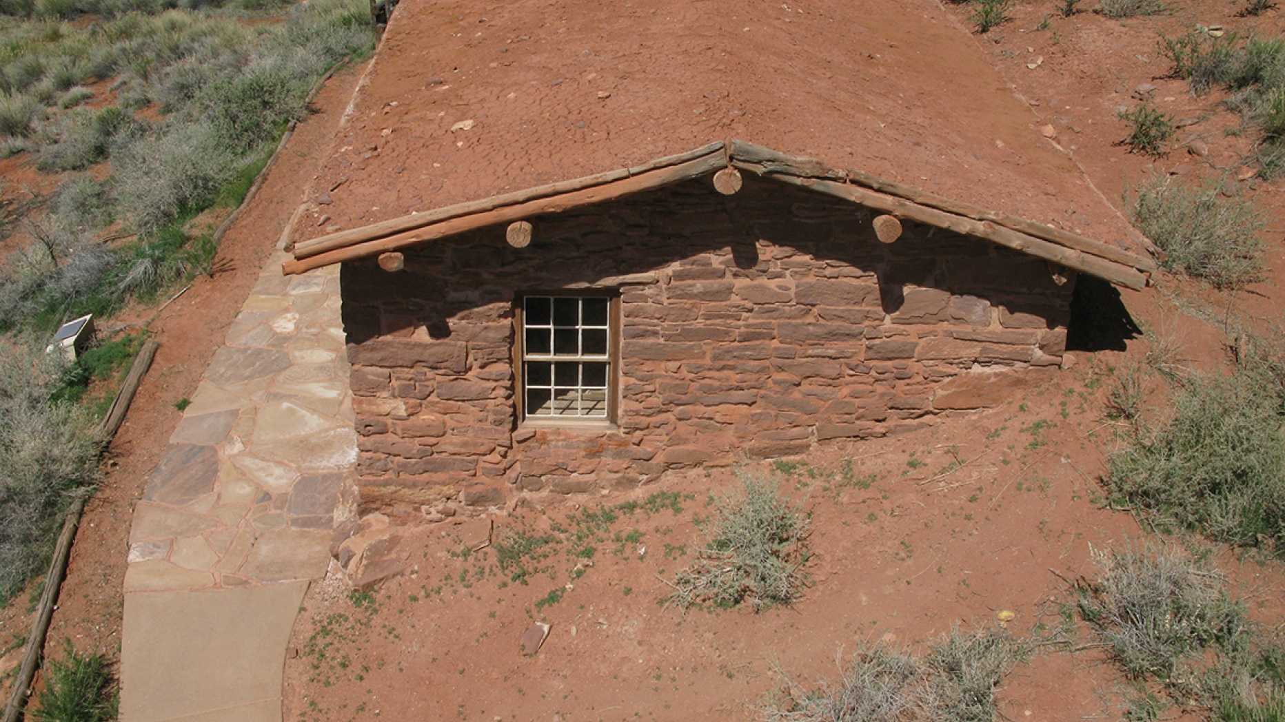 Historic structure in Pipe Spring National Park.