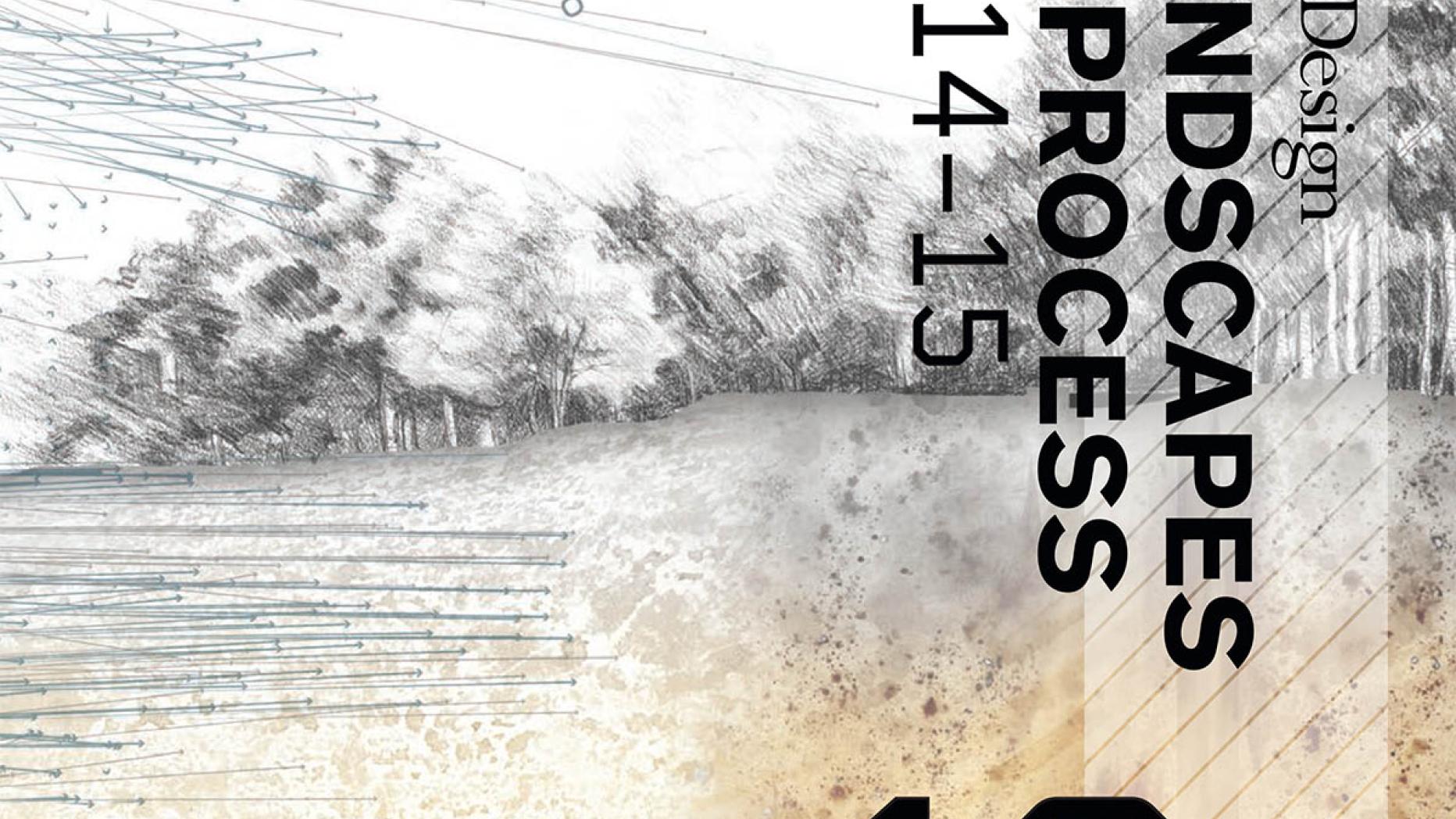 Cover for publication, "Landscapes in Process" edition 19, 2014-15