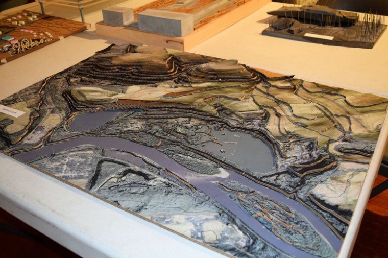 3D Topological map of quarry design