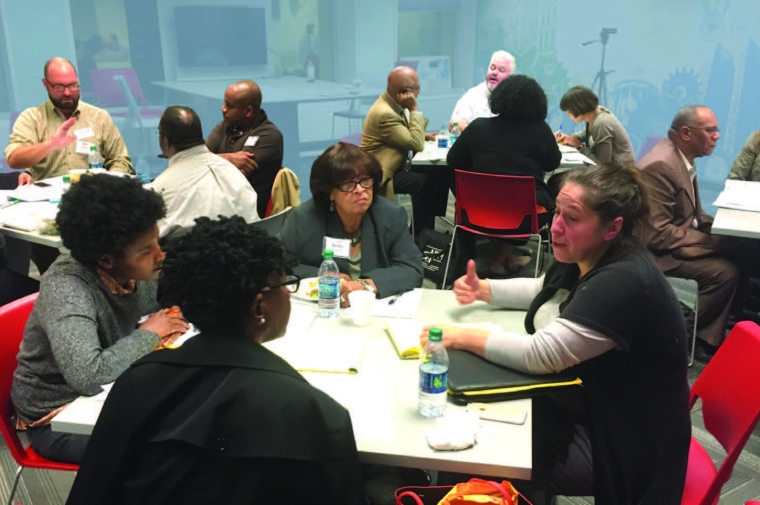 Community conversations at the Citizens Planning Institute, a partner in this project