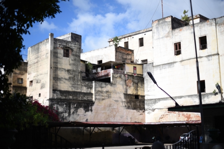 Concrete buildings in Havana