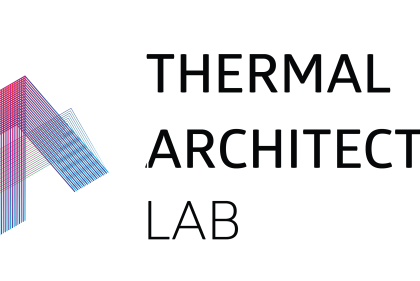 Yellow Red Blue Logo of Thermal Architecture Lab