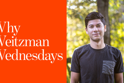 Why Weitzman Wednesday featuring student Jesse Allen, M.Arch'23