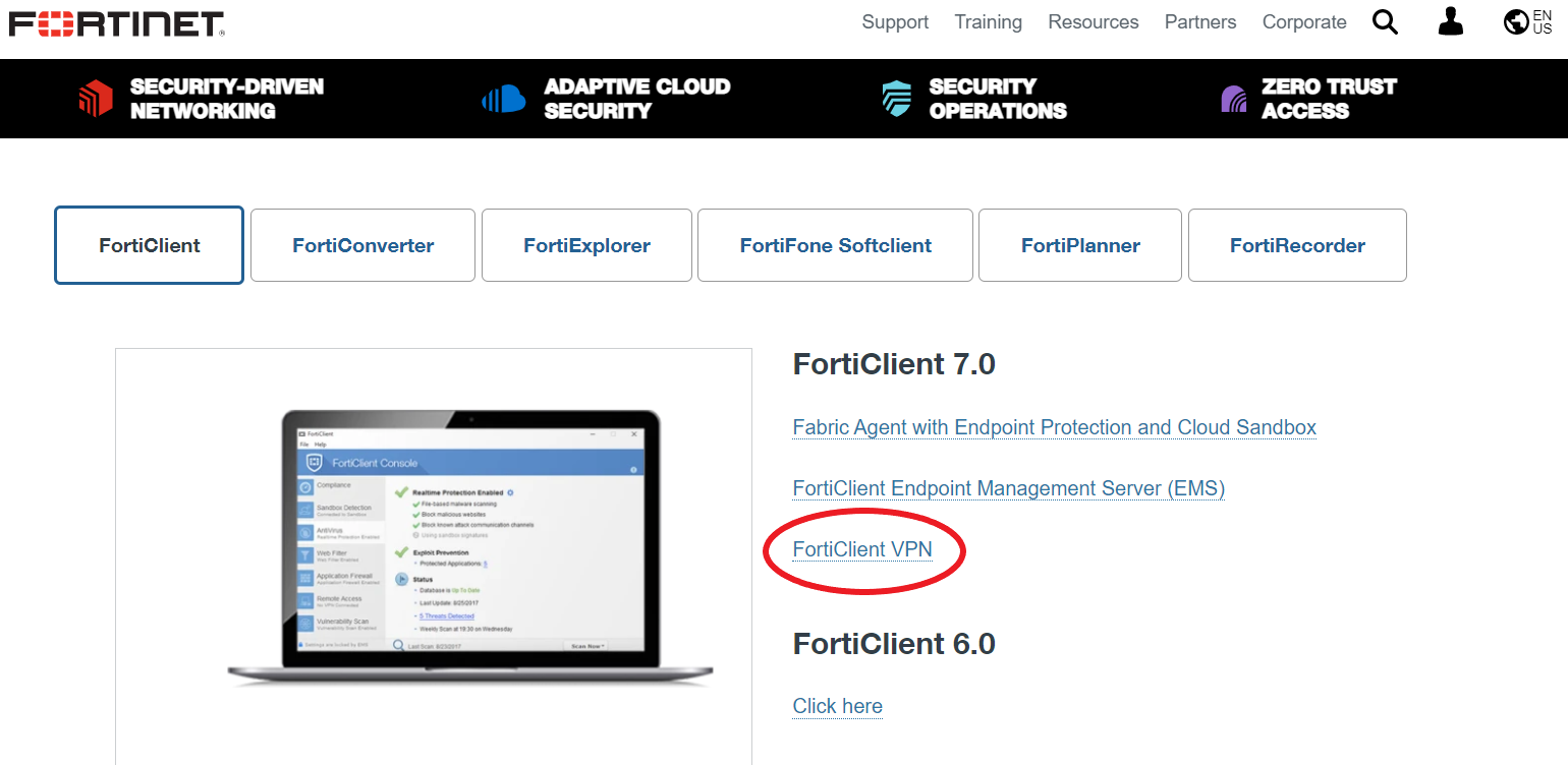 fortinet client download for windows