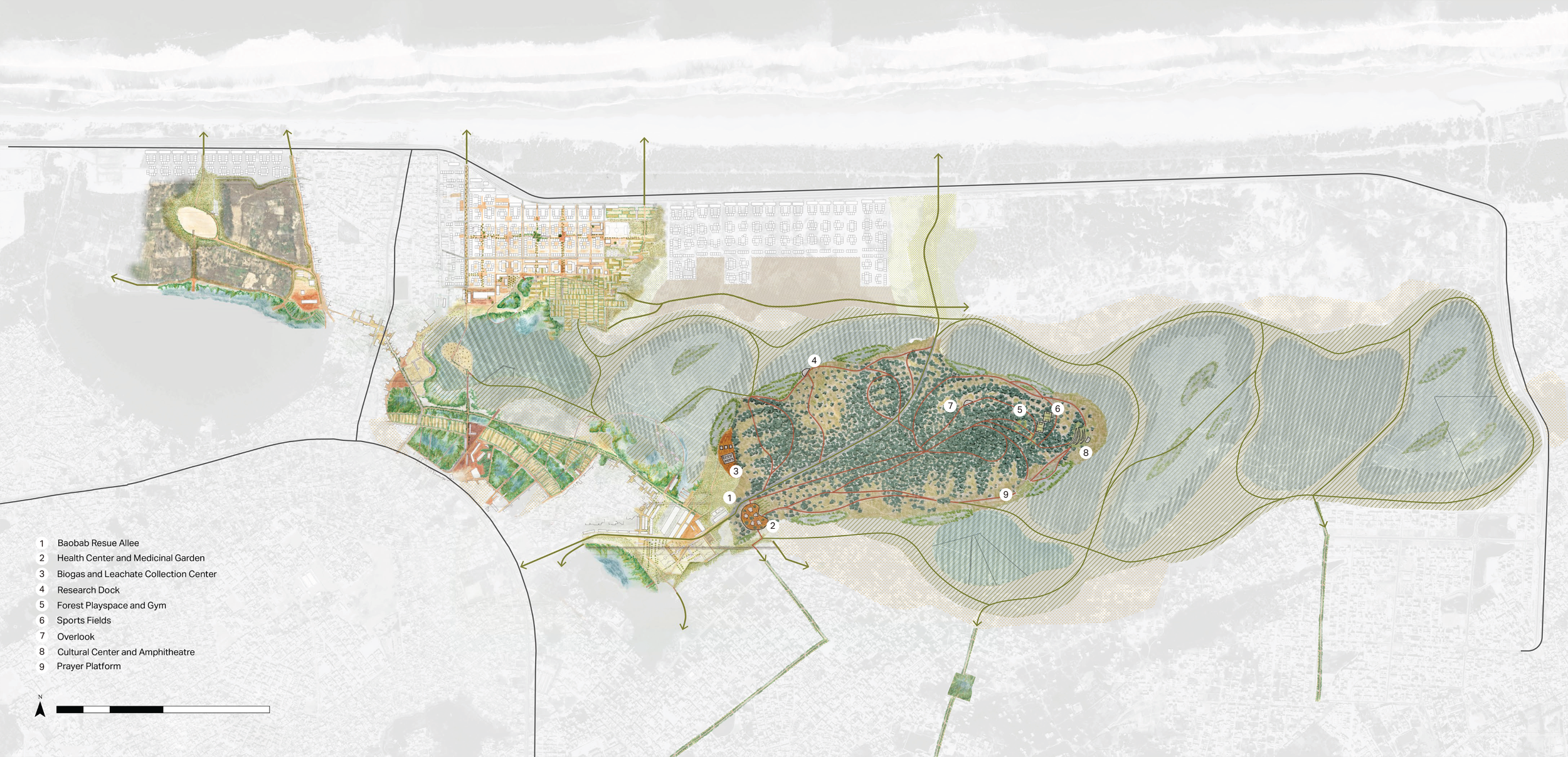 Map of the project