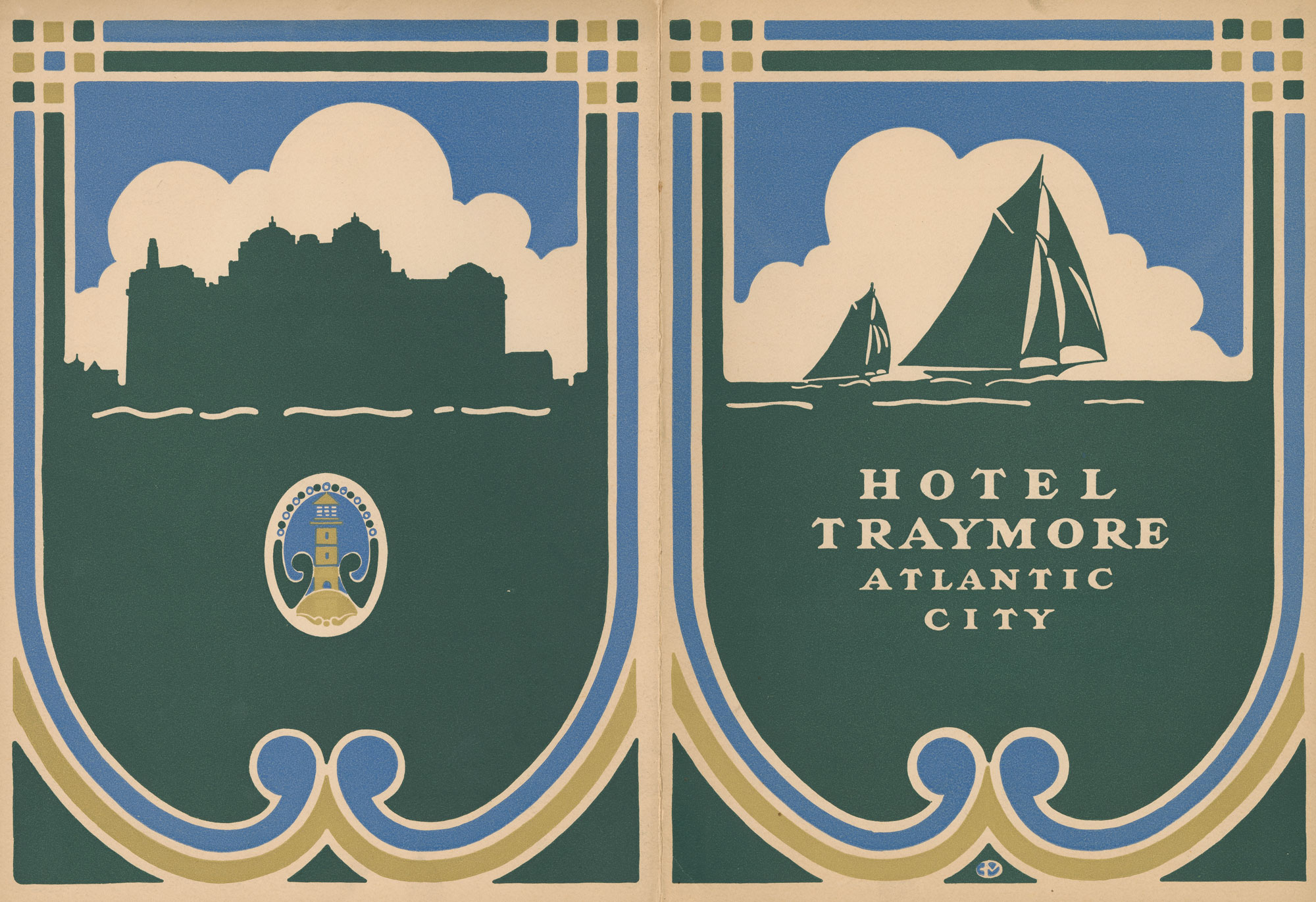 drawing from Traymore Hotel