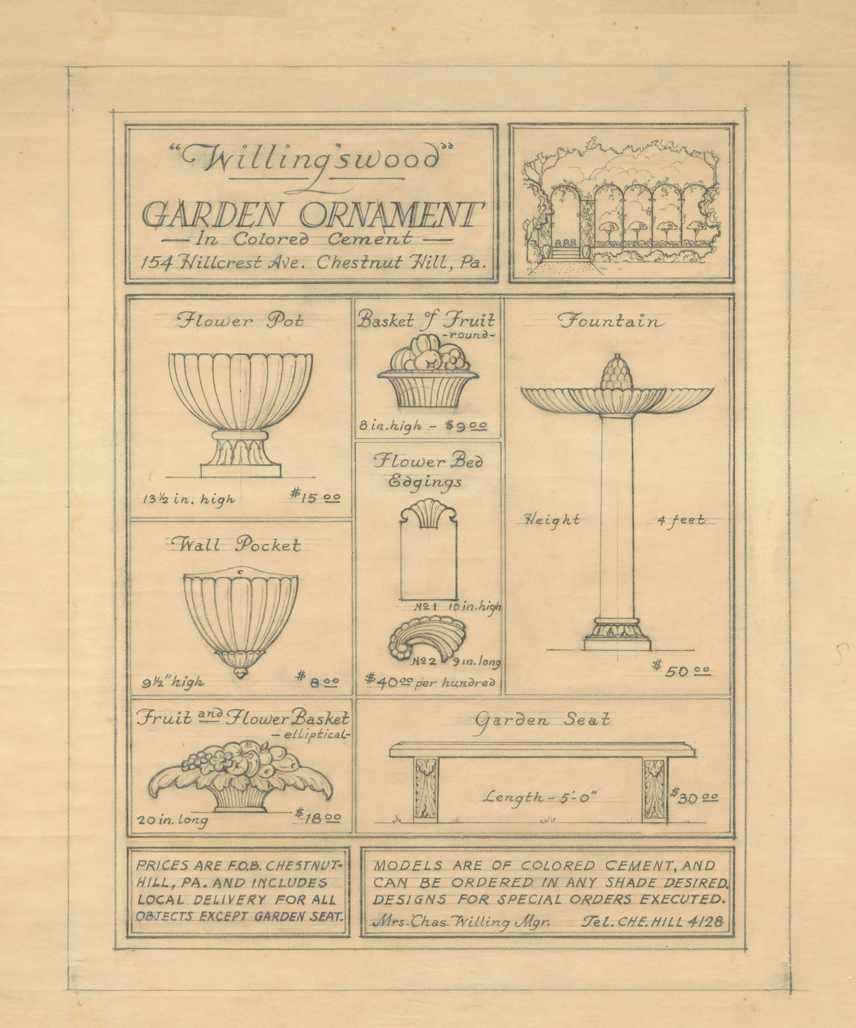 Willing Residence garden ornament design