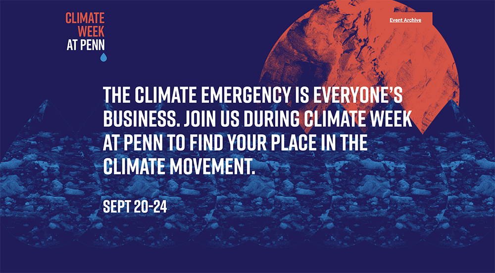 Weitzman at Penn’s Climate Week 2021