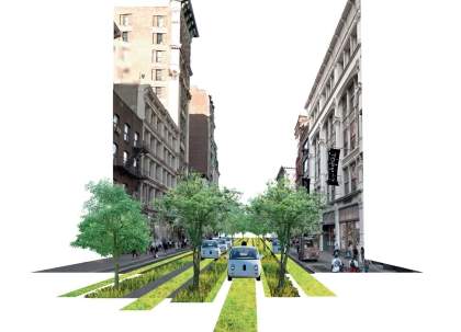 From Transportation Infrastructure to Green Infrastructure: Adaptable Future Roads in Autonomous Urbanism