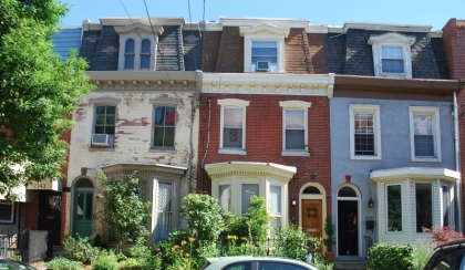 Row houses in Philadelphia