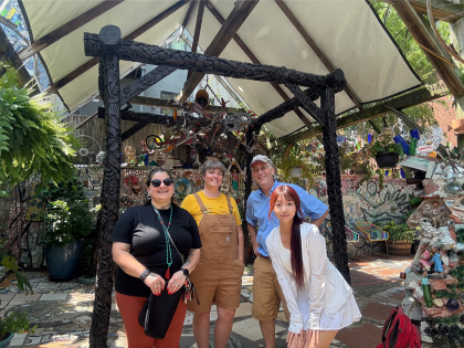Group in Magic Gardens