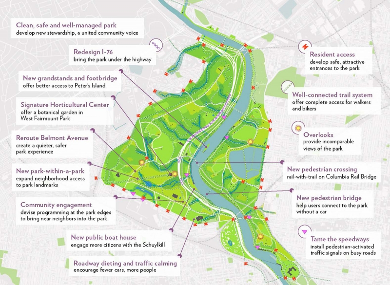 Fairmount Park Philadelphia Map Pennpraxis | Weitzman School