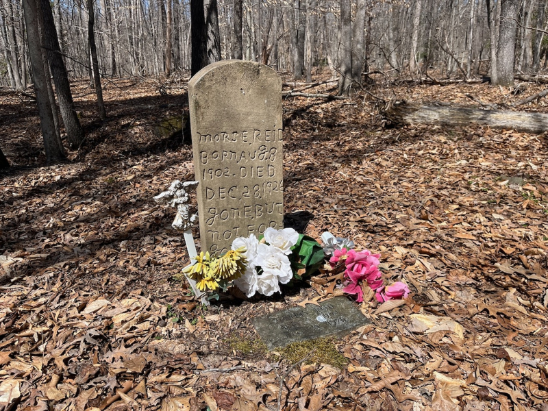 Photograph of a gravestone