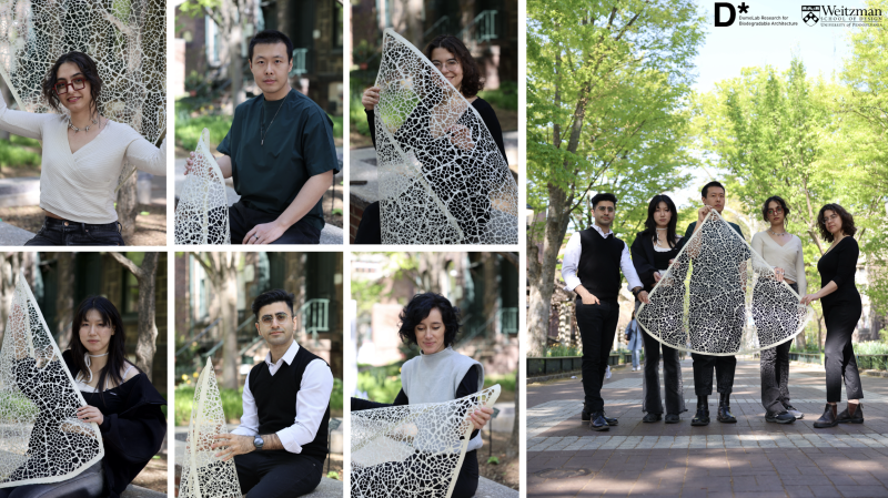 Credits: Ramus-0 Large Format Latticed Bio-Cladding for VAMO (2025, Venice Biennale): Bowen Qin (PhD Arch), Behzad Modanloo (PhD Arch), Eda Begum Birol (PhD Arch), Alexia Luo (MArch Thesis), Nazhla Alizadegan (MSD-AAD) and Dr Laia Mogas-Soldevila