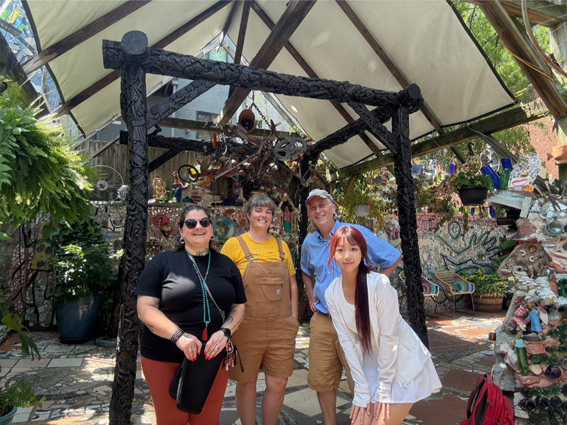 Group in Magic Gardens