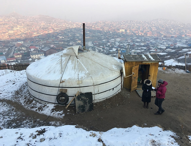 Ger in Ulaanbaatar