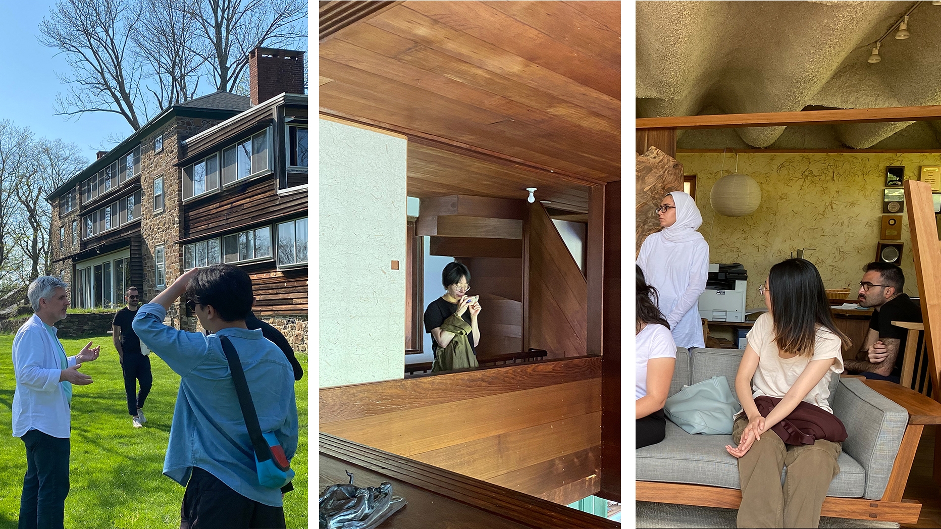 PhD Tour of Abraham House and Farm, and Nakashima Studio Houses 