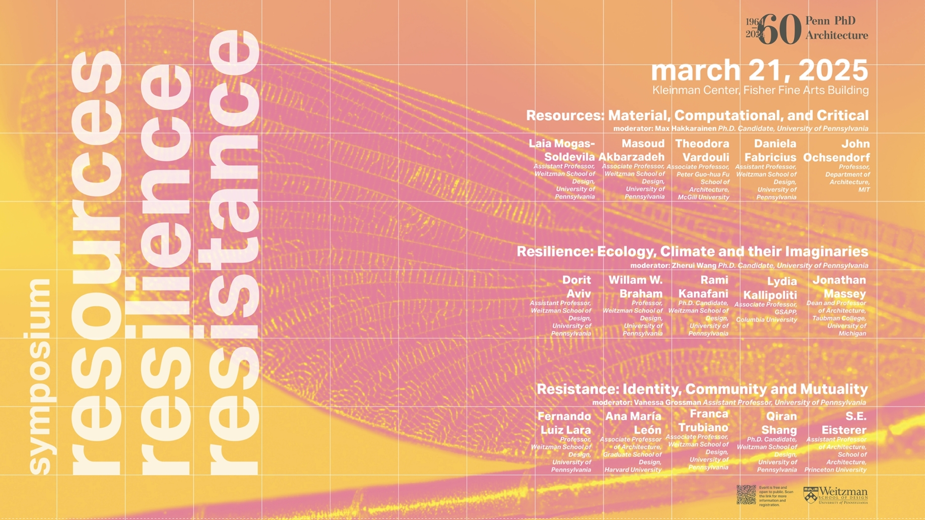 Poster for the event