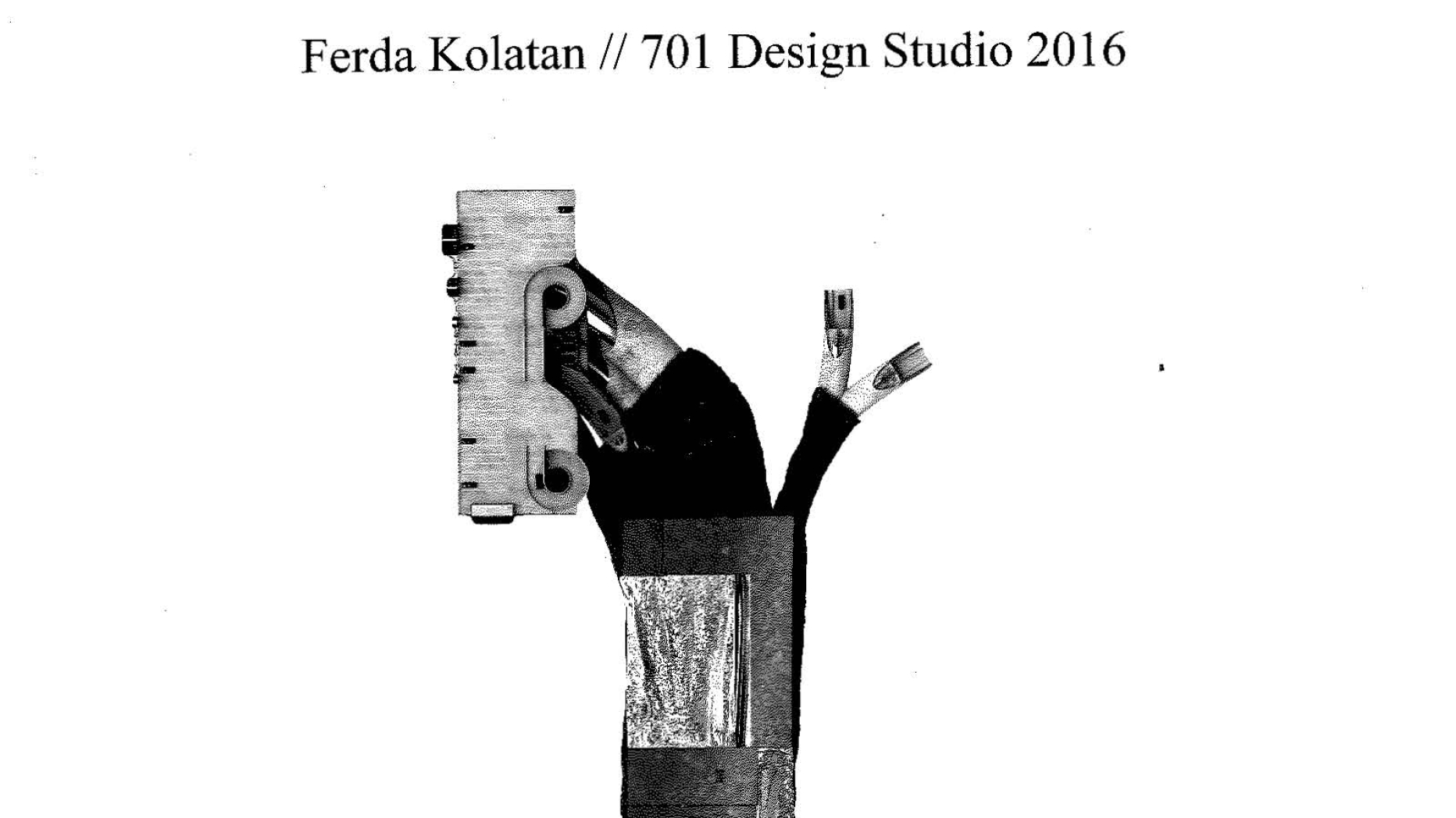Respiratory Object. Ferda Kolatan // 701 Design Studio 2016