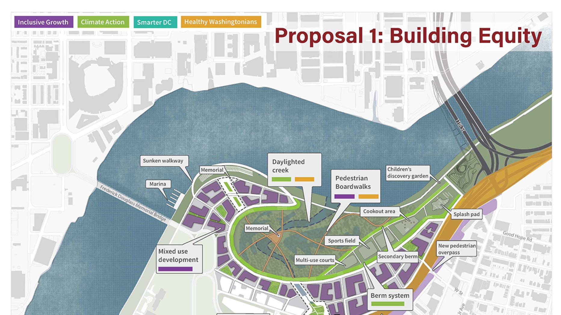 Rendering of proposed development of studio site