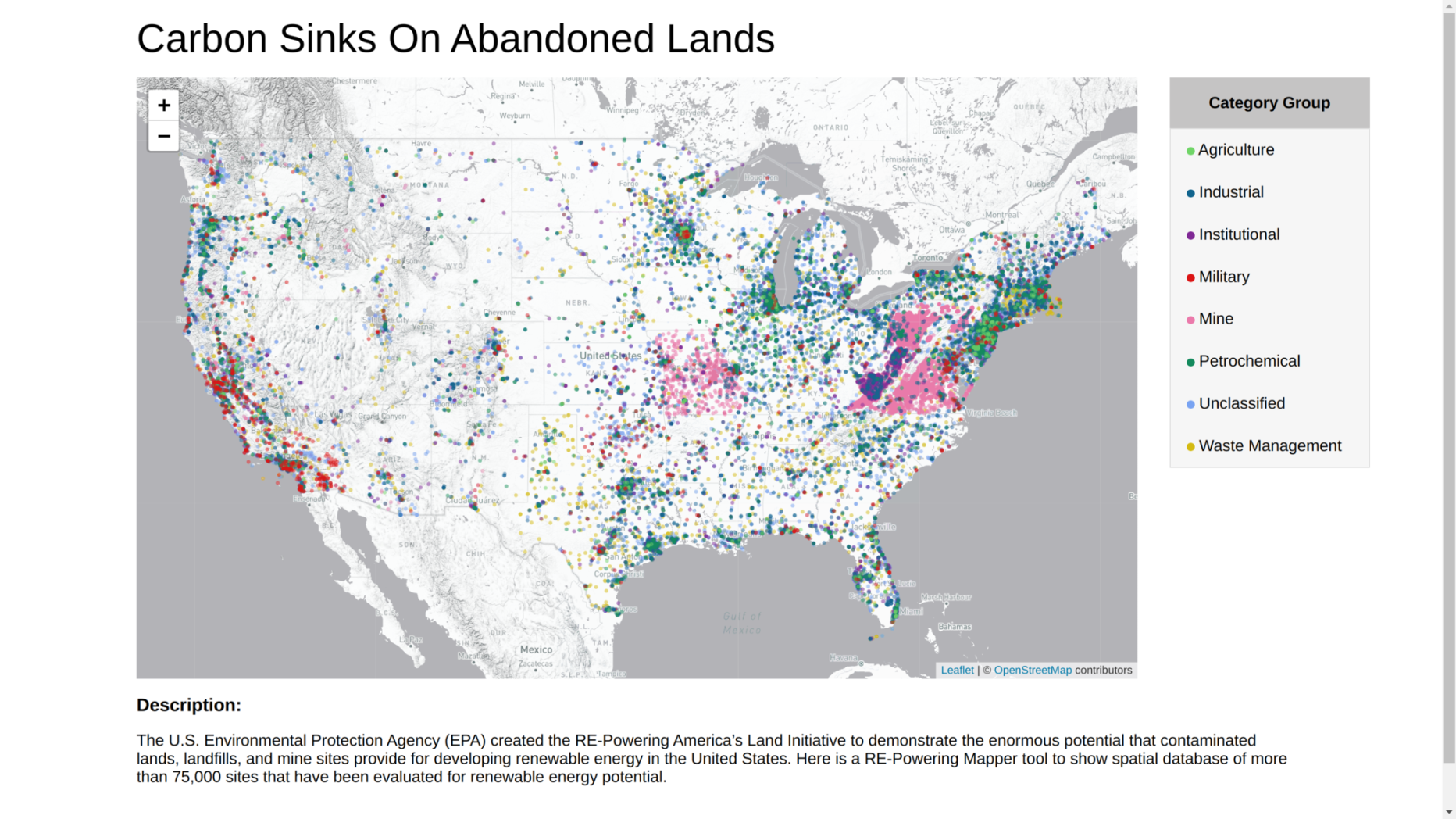 Carbon Sinks on Abandoned Lands