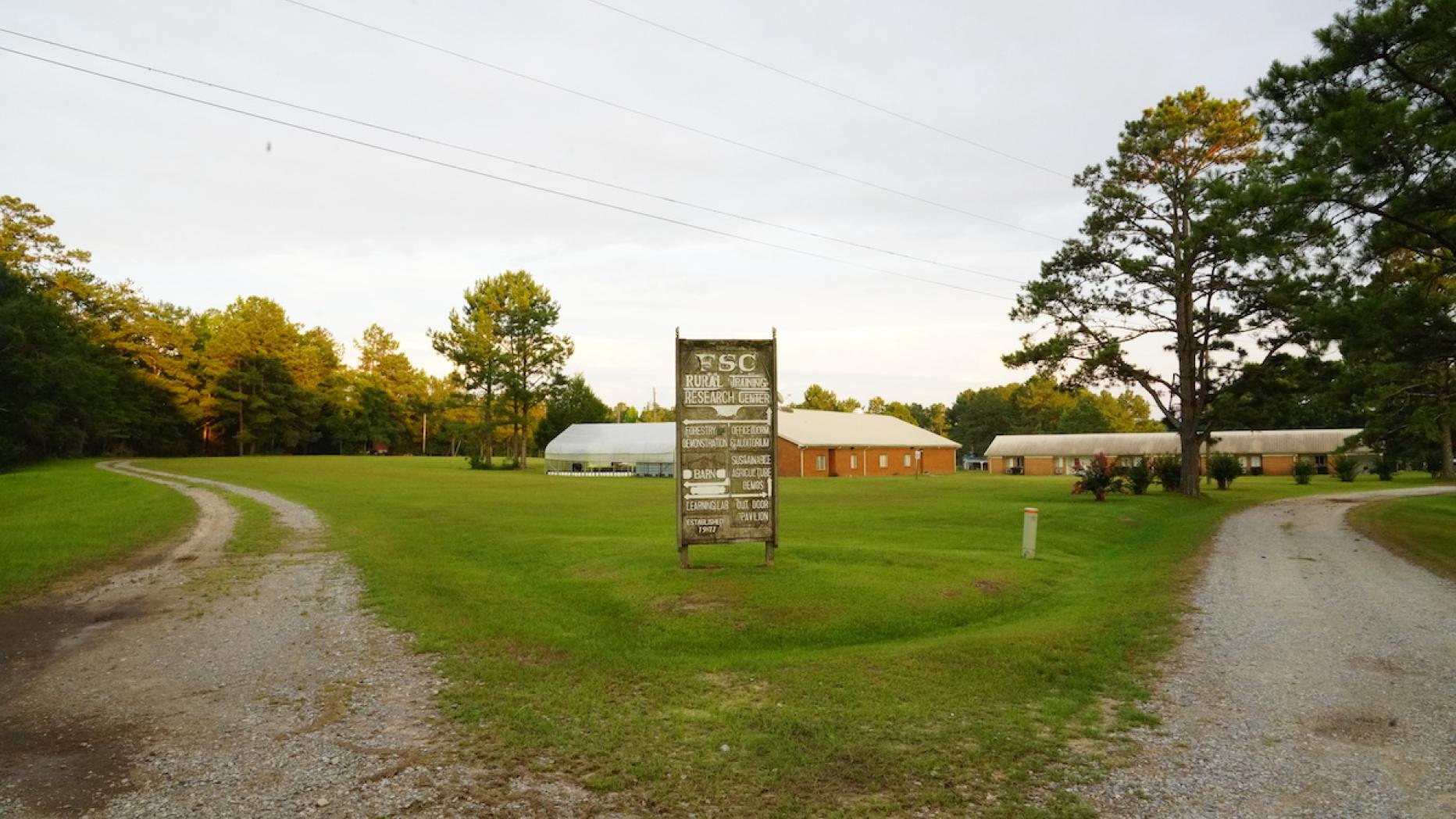 View of the Training Center buildings and landscape. 