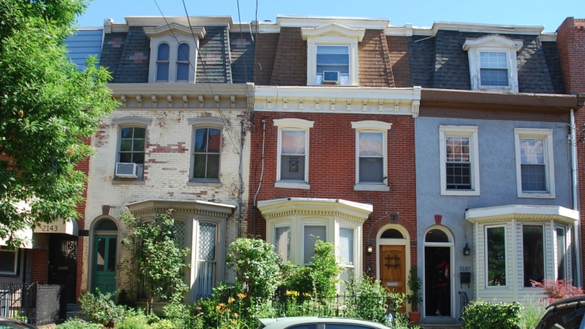 Row houses in Philadelphia