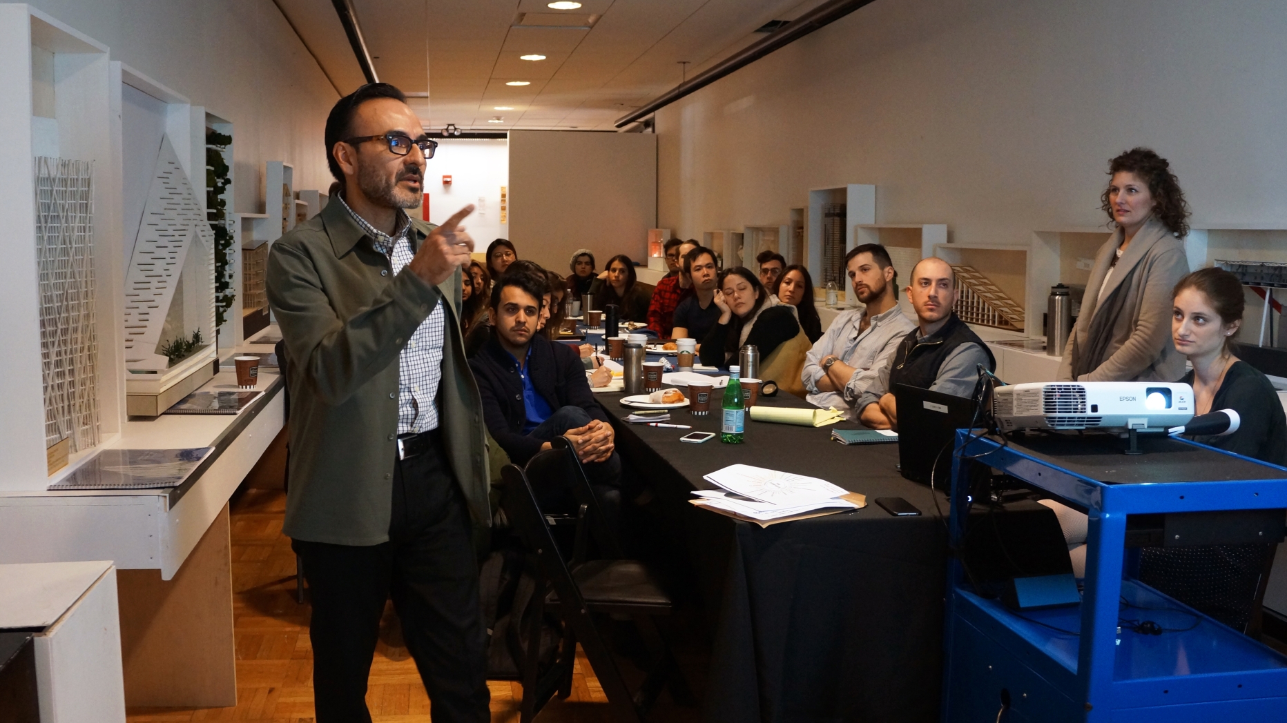 Man giving presentation