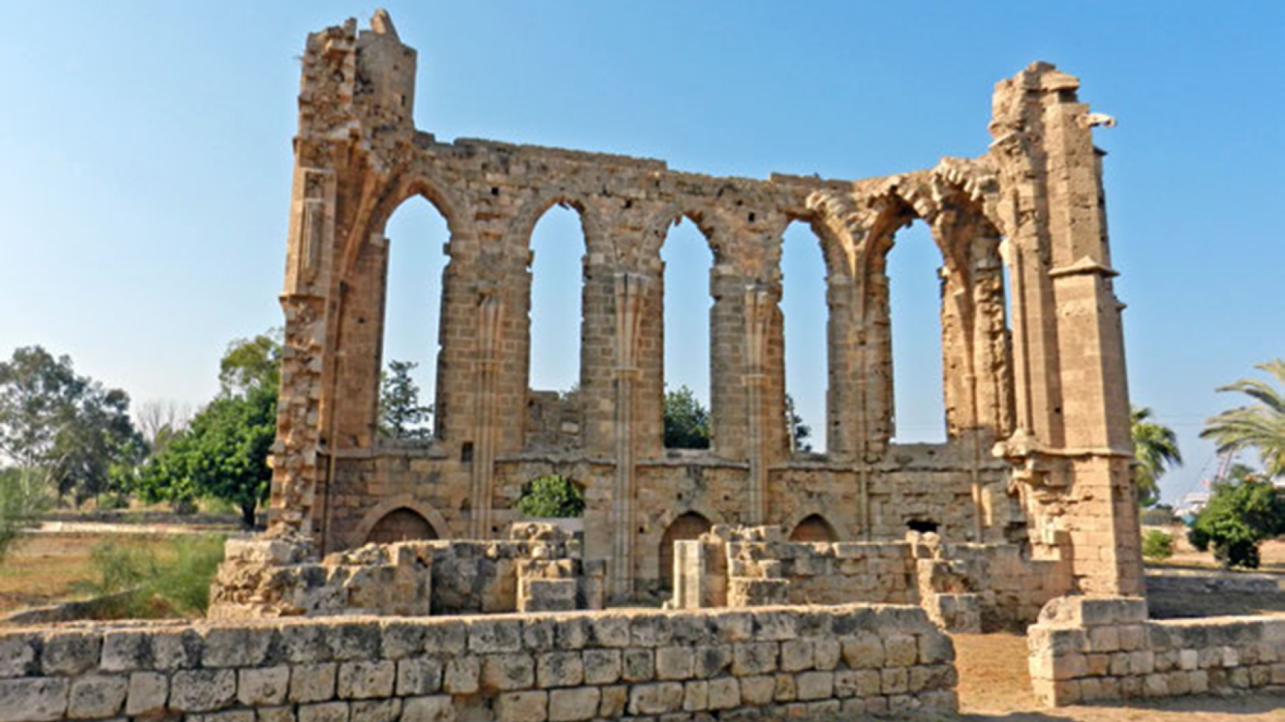 The ruins of the Church of St. George of the Latins, Famagusta