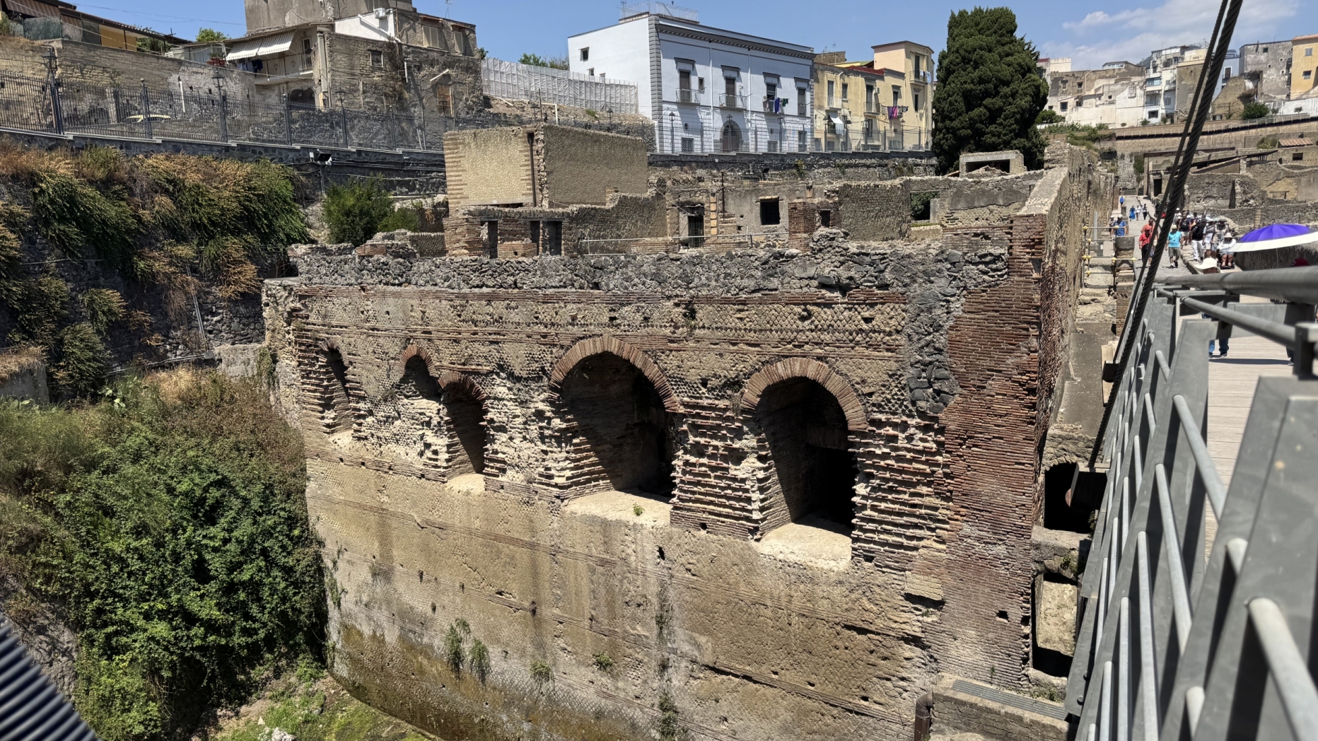 Southwest corner of site