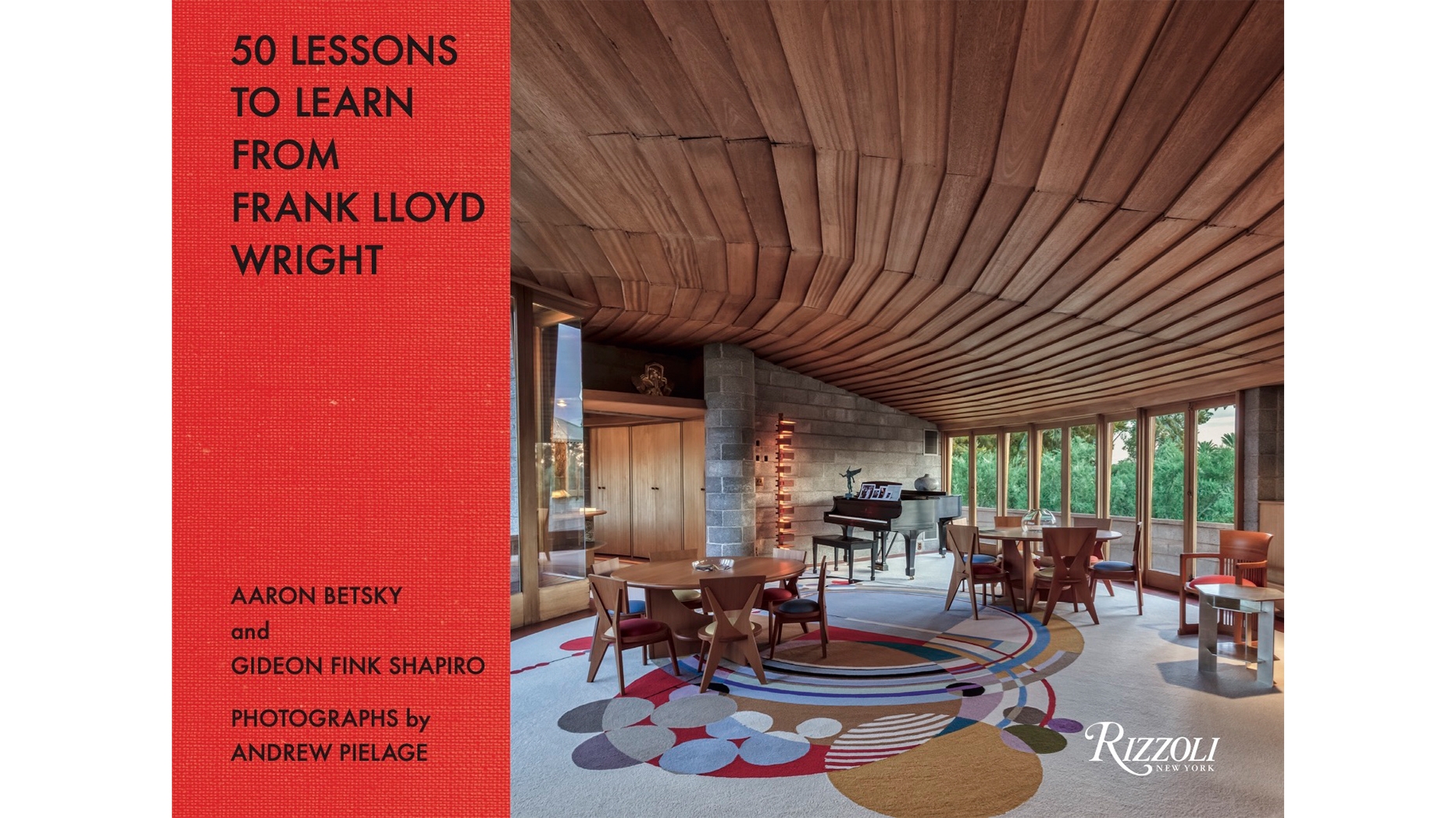 Book Cover of 50 Lessons to Learn from Frank Lloyd Wright
