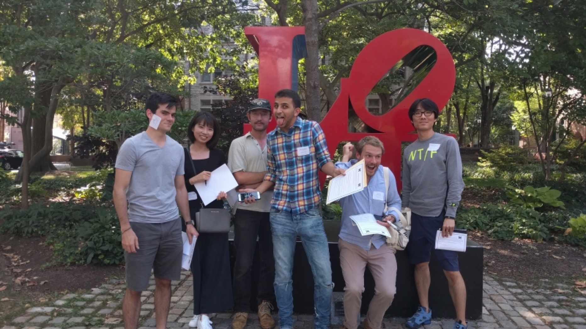 Group shot of new students