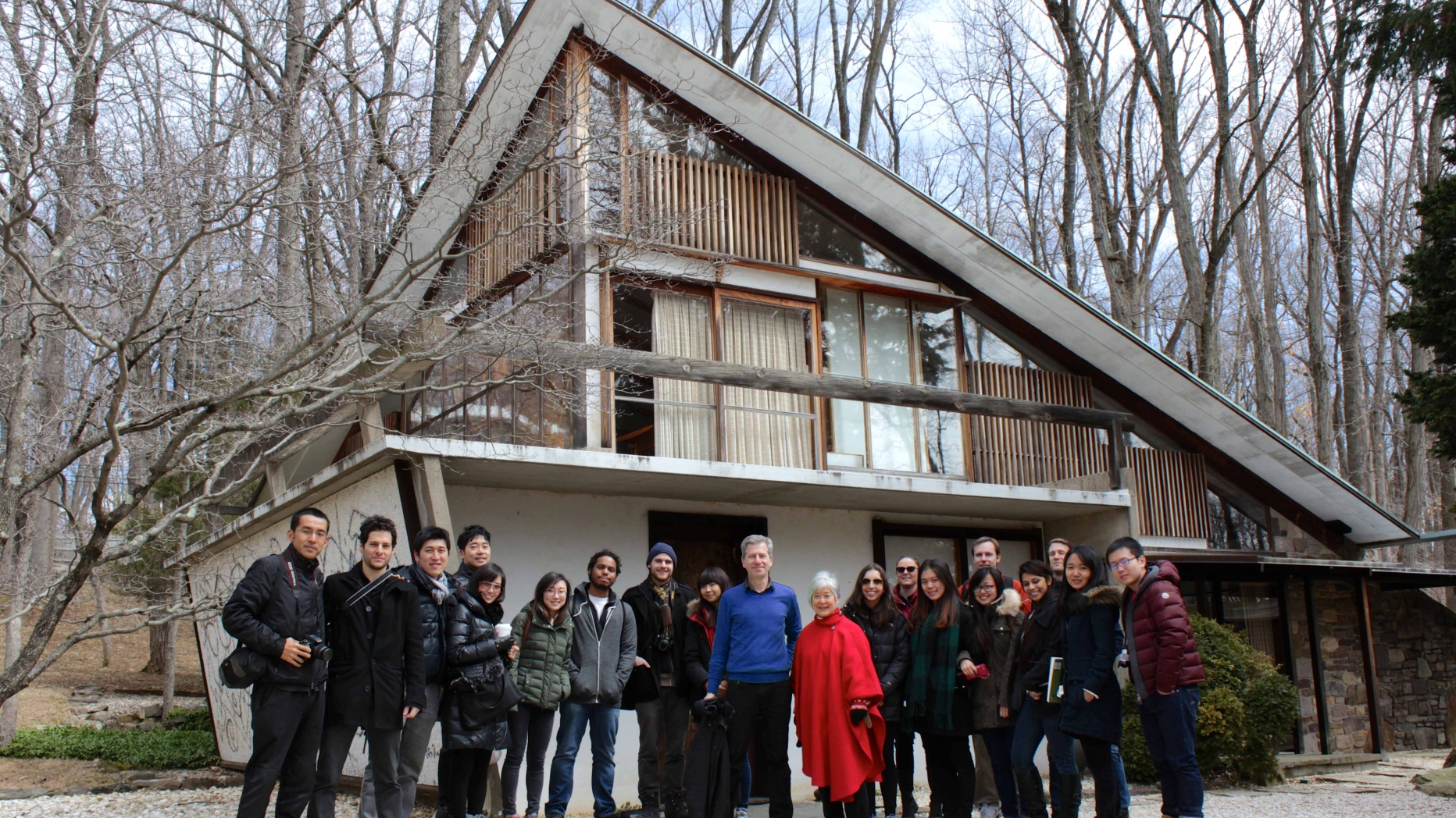 Field trip to the Nakashima compound, New Hope, PA