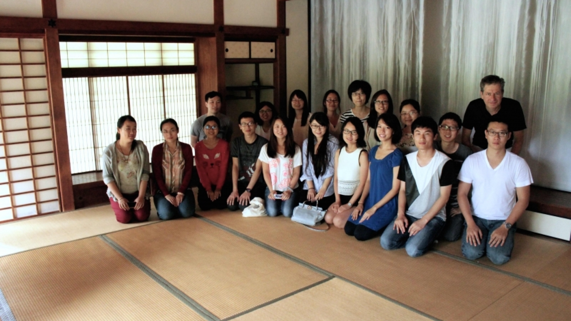 Modern Architecture in Japan seminar visit to Shofuso House, Philadelphia