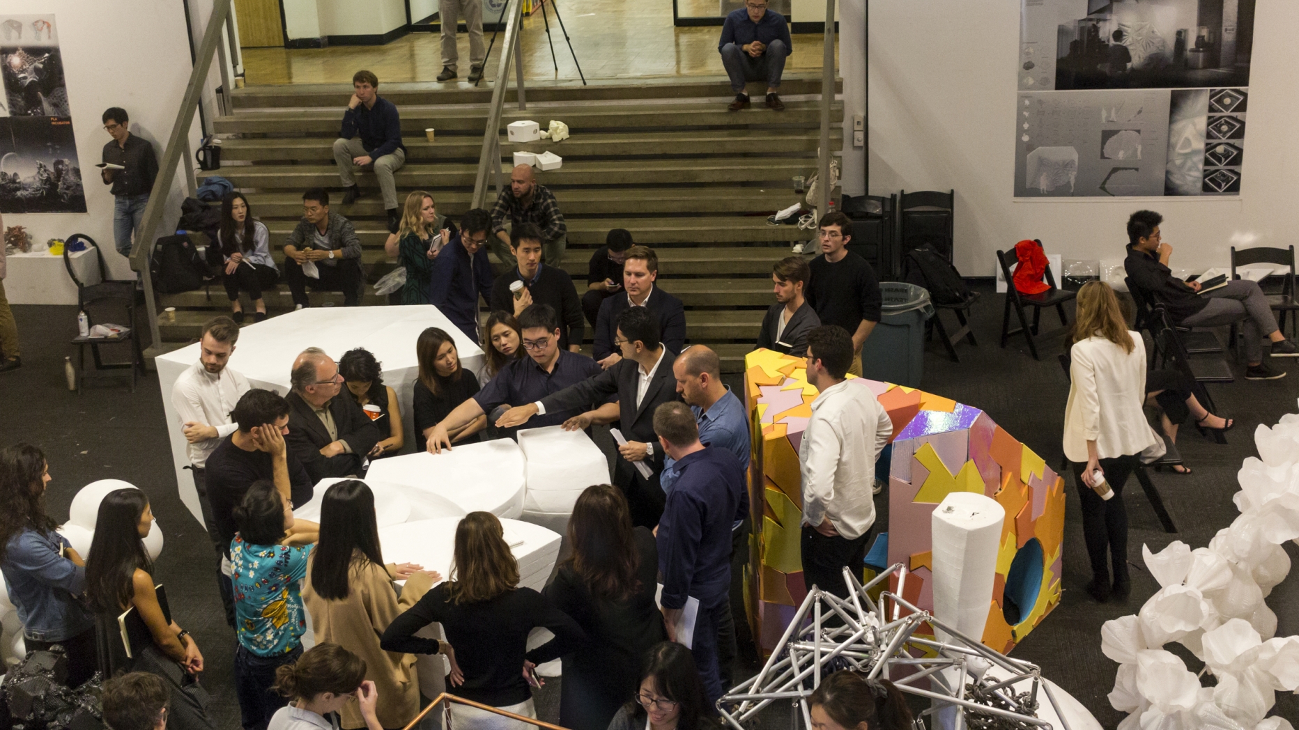 Weitzman Architecture Students Review in Lower Gallery