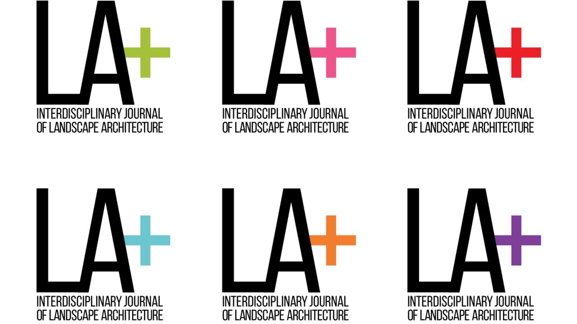 LA+ logo with different colors for the plus sign