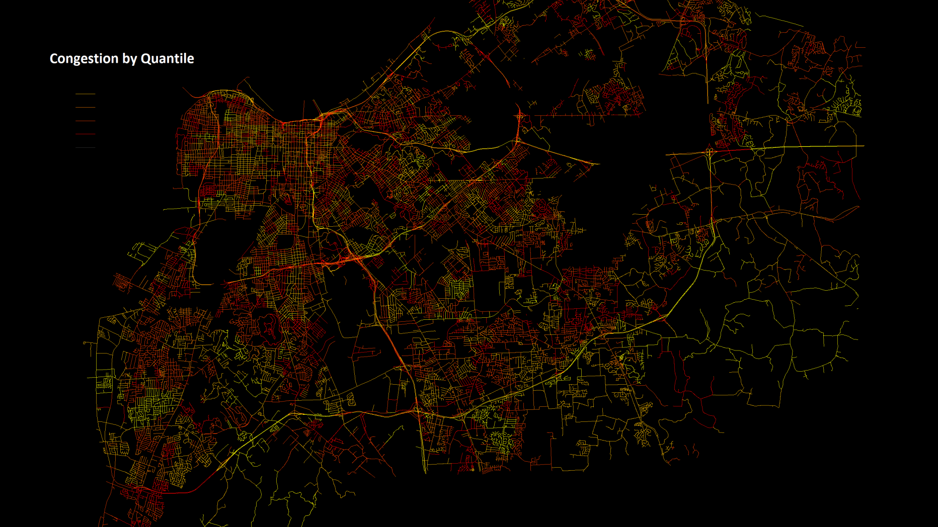 Spatial analysis map of Louisville