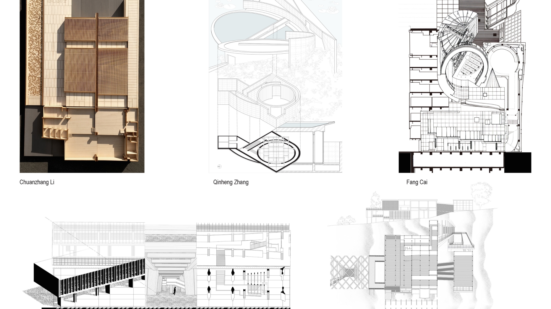 Modern Architecture in Japan - Culture, Climate, Tectonics, 2015 - Students' analytical drawings