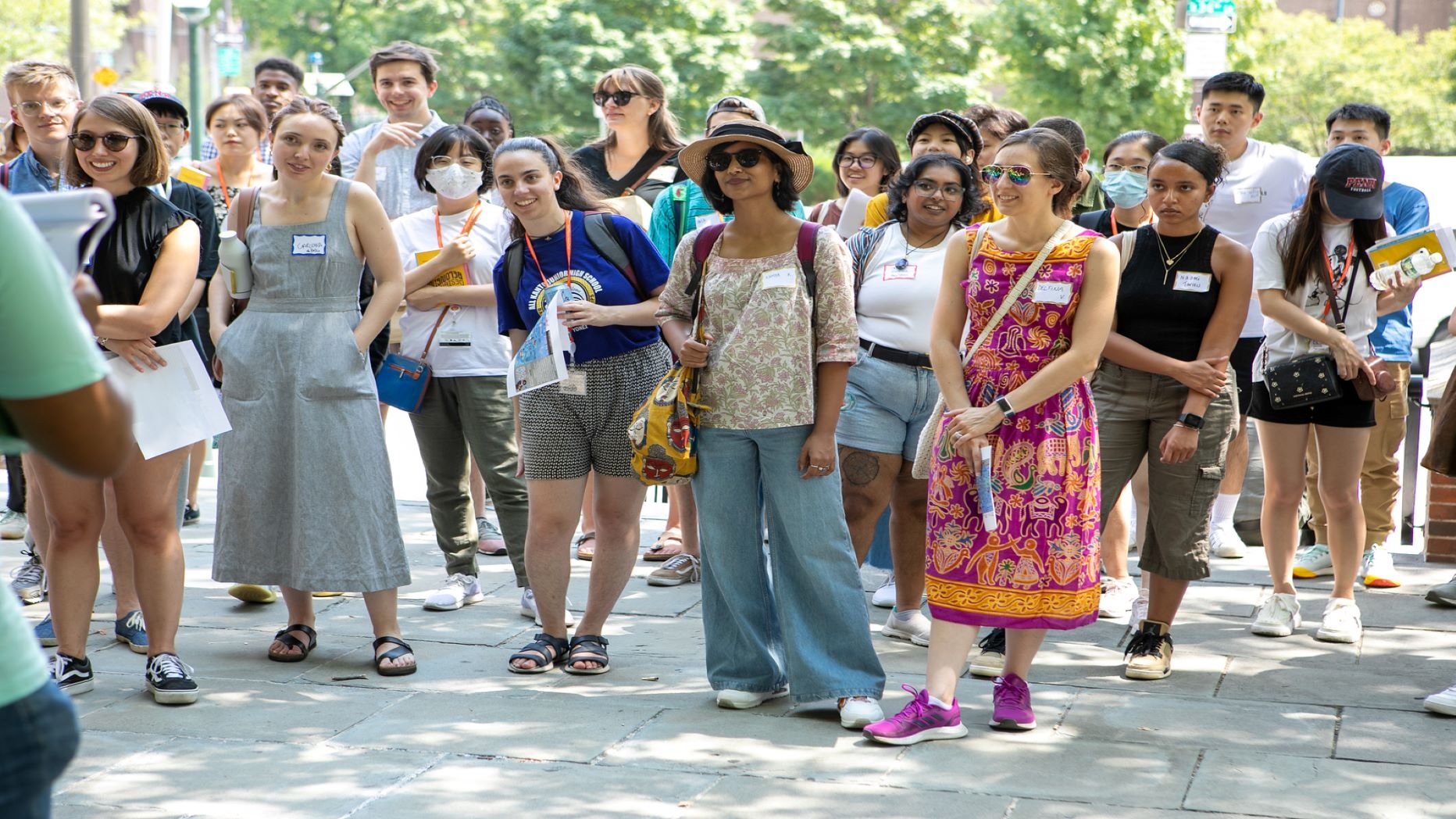 Group shot of new students