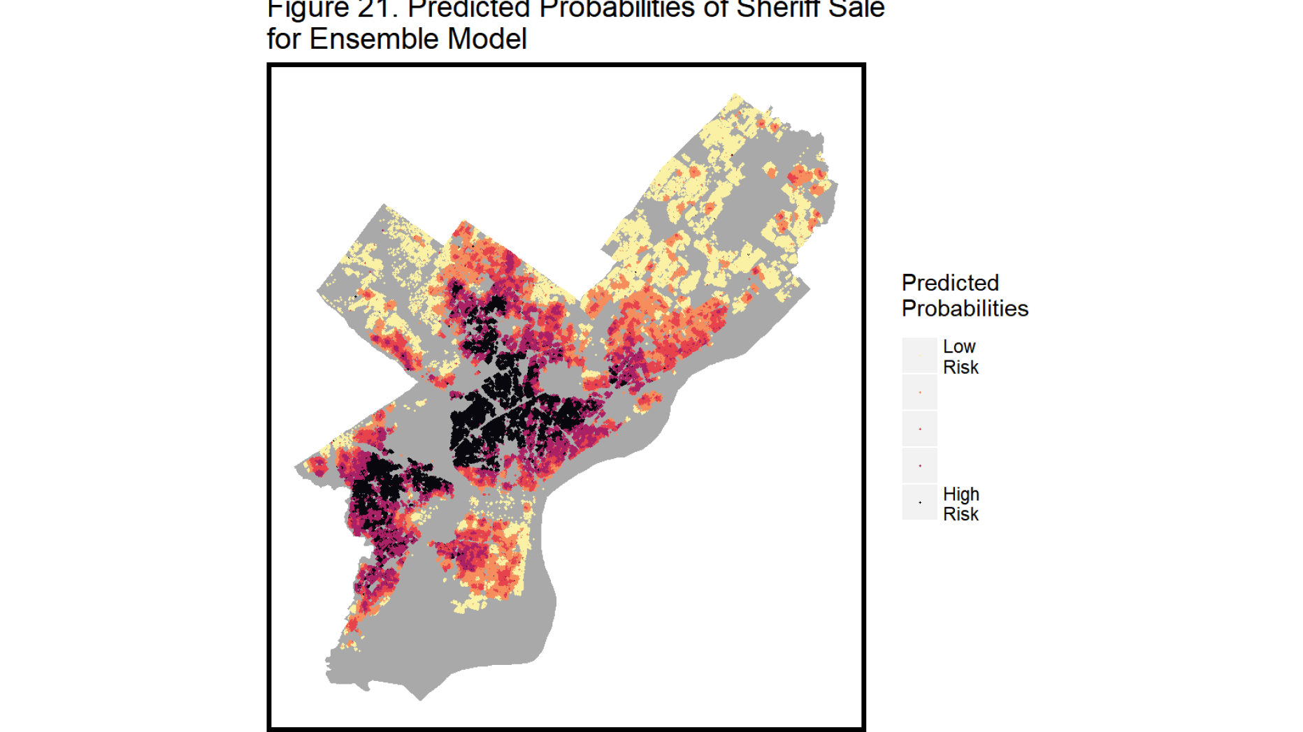 Spatial analysis map of Philadelphia