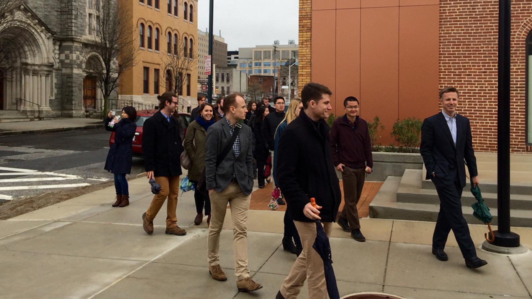 Students on club trek to East Baltimore