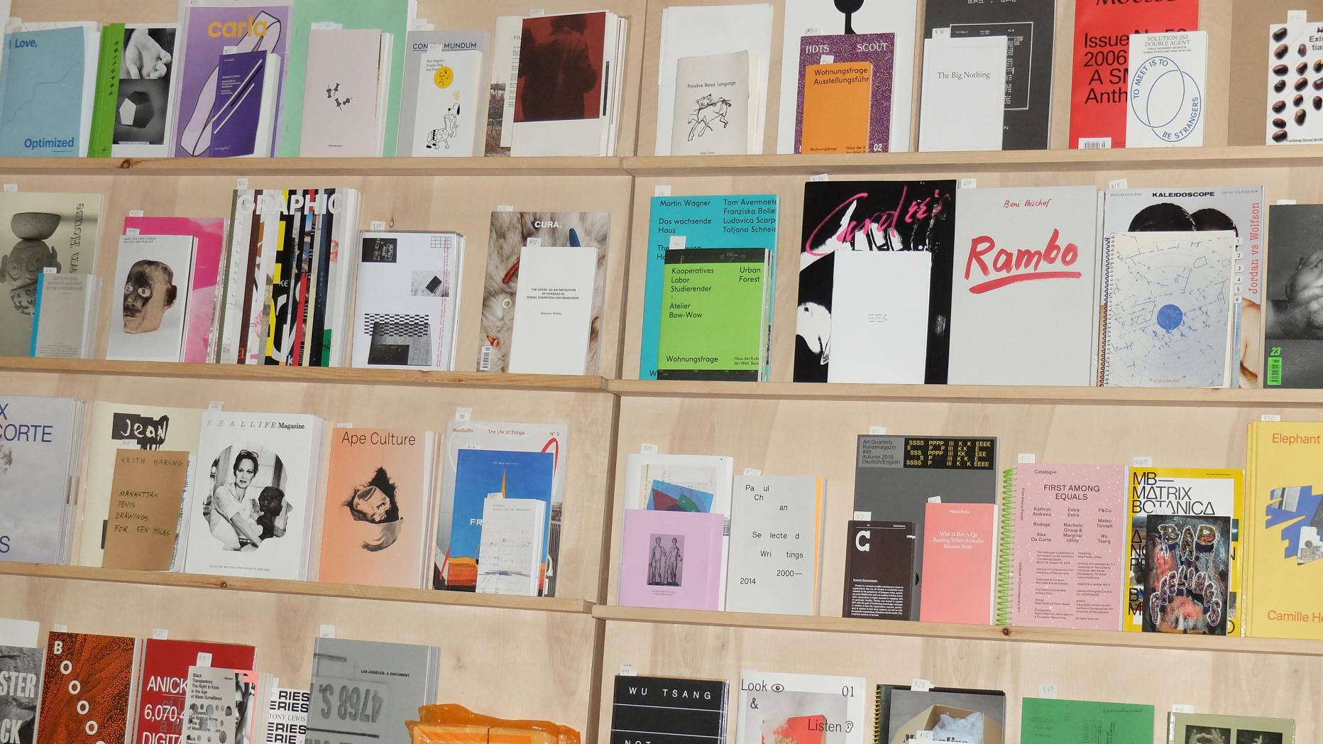 Bookshelf full of books