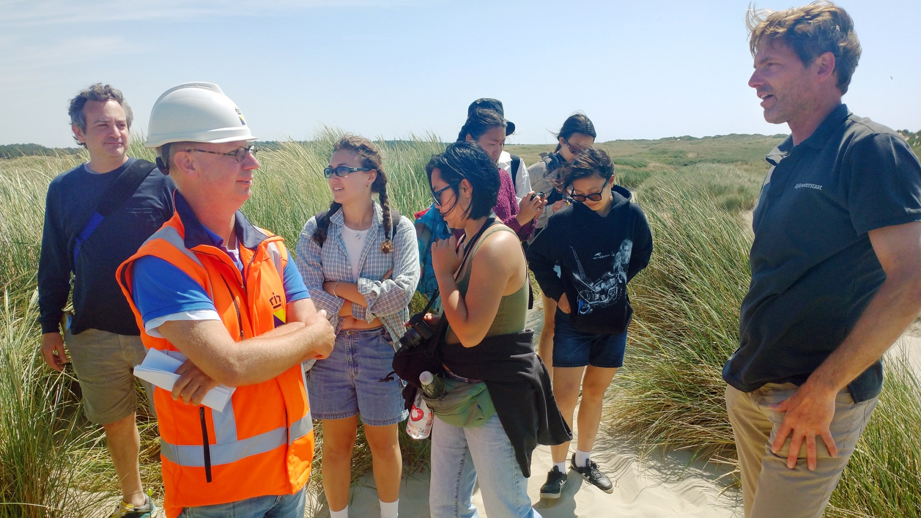 Meeting with Rob Zijlstra (Rijkswaterstaat) at the Ameland Island sand suppletion project