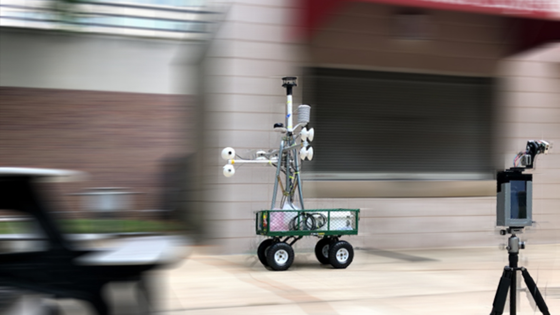 SMART Sensor and MaRTy Cart on Temple campus in Philadelphia