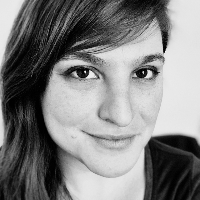 Black and white headshot of Karen Lutsky