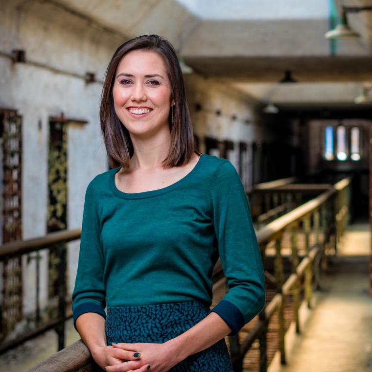 headshot at historic prison