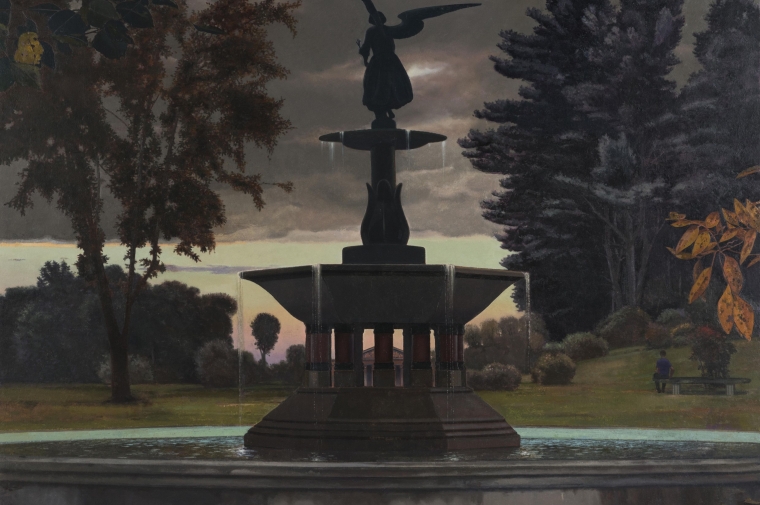 John Moore, Vespers, 2020-21, oil on linen, 54 x 72 inches