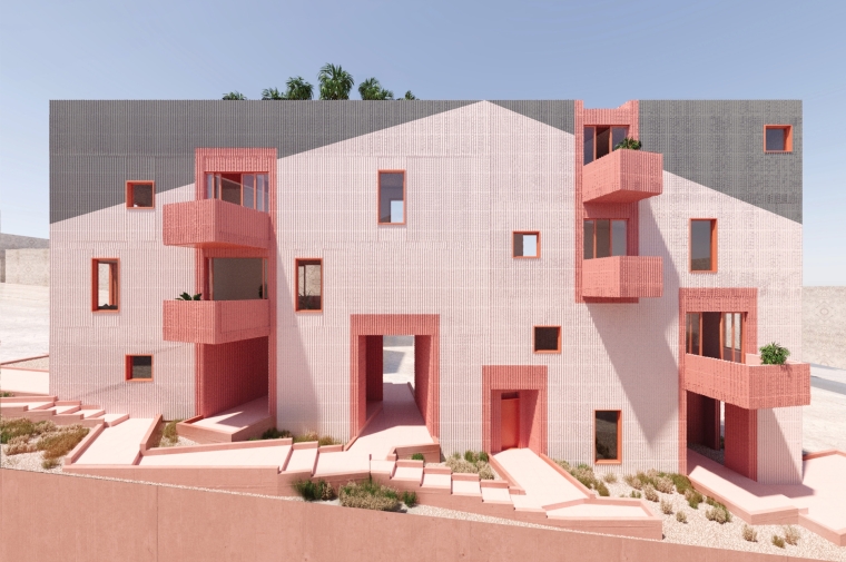Rendering of Apartment Building