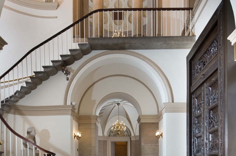 Ornate staircase in Capitol building